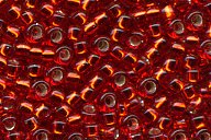 15-10 Silver Lined Flame Red 15-10 Silver Lined Flame Red